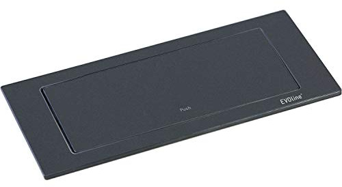 EVOline 159271005300 Backflip, 2 Schukosteckdosen, 1 STK. USB-Charger, schwarz matt