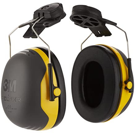 3M Peltor Komfort-Kapselgehörschutz für Helm X2P3E (94 bis 105 dB), Gelb