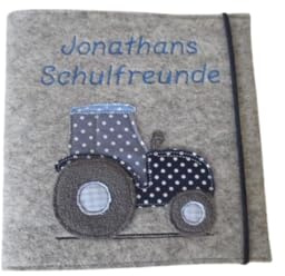 Schulfreundebuch Wollfilz Freundebuch Buch Schule Schulfreunde Grundschule