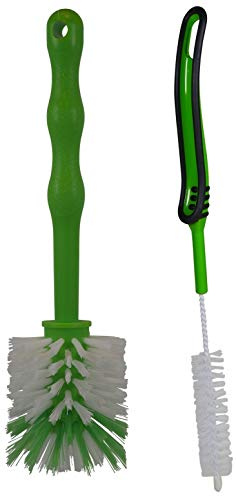 HG Verlag - Reinigungsset Spülbürsten Bürste Ideal für den Thermomix TM6 TM5 + TM31 sowie Mixertöpfe usw. (2X Grün)