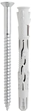 BATIFIX Allzweck Rahmendübel Senkkopf Schraube verzinkt 10x200 mm 25 Stück | Langschaftsdübel hochwertiger Dübel mit verzinkter Senkkopf Schraube ETA Zulassung Fensterrahmendübel Spreizdübel