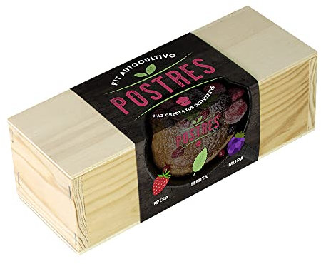Resetea Kit Autocultivo Postres, Fresas, Menta y moras