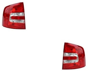 Johns, Heckleuchte Rückleuchte kompatibel zu Skoda Octavia 1Z 02/04-12/08 Set Lin. Rec.