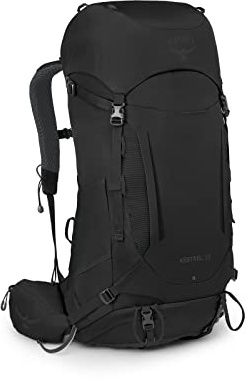 Osprey Kestrel Men's Backpack, 68L, Black, L/XL