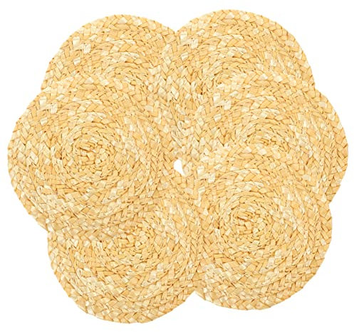Alipis Escritorio Accesorios 6 Uds Antideslizante De Escritorio Calor Fiesta Trenzadas Agua Bebidas Escritorio Cojín Festival -Cm Portavasos Accesorios Escritorio Oficina