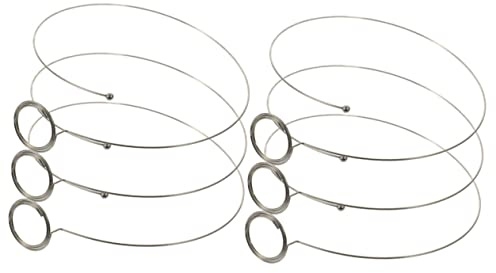 Mikikit 2 Sätze Lupenhalter Uhrenreparaturzubehör Lupenhalterung Kreislupenhalterung Glashalter Draht Kleiner Lupenhalter 3 Stück * 2
