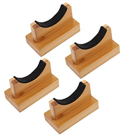 Toyvian 2sätze Bamboo Baseballschläger Halterung Mit Wandmontage Platzsparend Und Langlebig Für Stilvolle Präsentation Von Baseball Und Softballschlägern