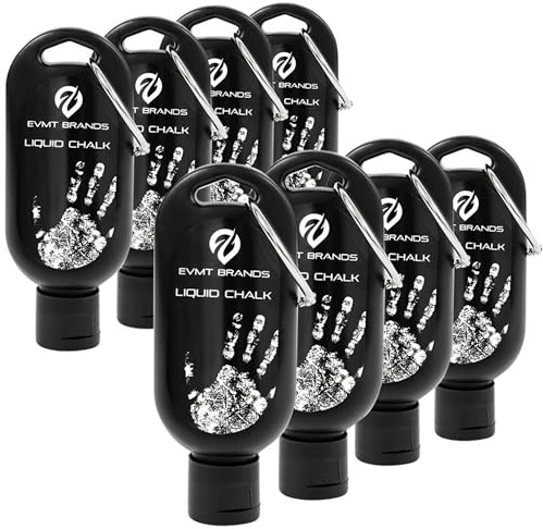 EVMT Brands Gesso Liquido e Magnesite Liquida Antiscivolo per Palestra, Sollevamento Pesi, Arrampicata, Ginnastica, Danza Resistente al Sudore per Presa Potente