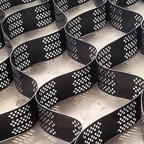 MekUk Stabilisatornetz Kieselgrundgitter - 2 Zoll dickes Geogitternetz Stabilisierungsnetze Einfahrt, klappbares Geokzellegegitter Zur Stabilisierung von Sand und Kies (Si