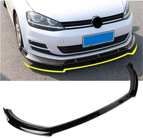 Frontspoiler Lippe Spoilerlippe Splitter Für VW Golf 7/7.5 MK7 GTI GTD 7R 2014 2015 2016 2017 2018 2019, Stoßstange Lippe Front Spoiler Tuning Auto zubehör