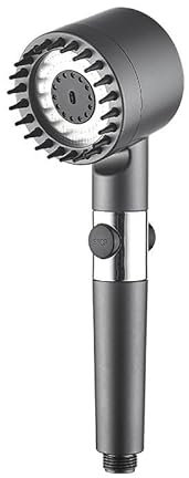 myhanna DuschePRO Druck Erhöhen,Weniger Wasser,my hanna Duschkopf Hochdruck Handbrause mit Filter,3+1 Strahlarten und 1,5M Schlauch,15 Schichten zum Schutz