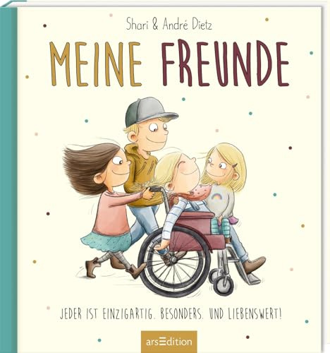 Meine Freunde: Jeder ist einzigartig. Besonders. Und liebenswert! | Inklusives Freundebuch für Kita, Krippe, Kindergarten, für Jungen und Mädchen ab 2 Jahren (MARI)