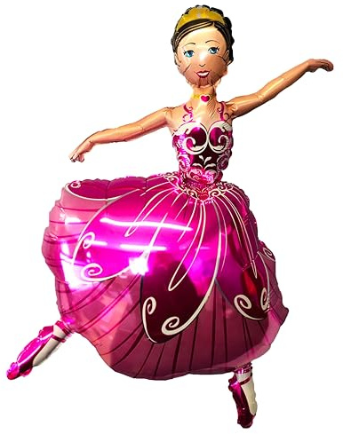 Toyland® 97cm (38) Ballerina Princess Shaped Character Foil Balloon - Kids Party Balloons