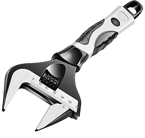 MERRIYARD mini adjustable spanner,adjustable wrench, Adjustable spanner,adjustable wrench,Adjustable Wrench SMini Nut Key Bathroom Wrench Practical Plumbing Repair Tool Tool Parts(6 Inch)