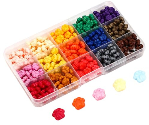 Siegelwachs Perlen Set, 1 Satz 15 Farben Wachssiegelperlen, Siegelstempel Katzenkrallenform, Wachssiegel-Stempel-Set, für Wachs Umschlägen, Briefe, Hochzeitseinladungen Karten und DIY, mehrfarbig