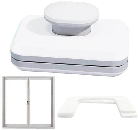 ccuzs Nettoyant magnétique pour vitres domestiques, brosse de nettoyage en verre magnétique - Outils d'essuie-glace anti-chute - Lave-glace magnétique puissant à haute altitude pour maison, bar,