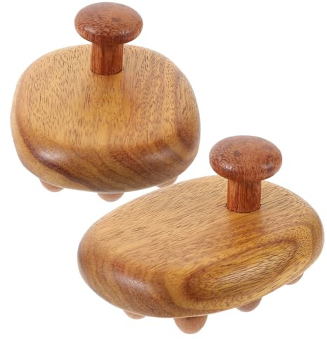 ERINGOGO 2stücke Holzhaarbürste Mit Ergonomischem Design Multifunktionale Kopfhaut-massagebürste Haarwachstums Entspannung Für Haartypen Und Unterwegs