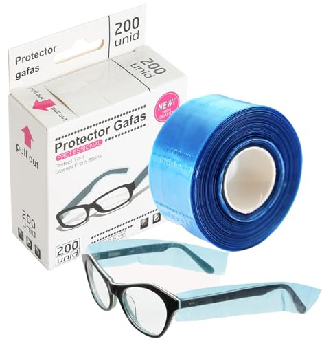 200 Pcs Brillenschutz Für Bügel,Brillenbügelschutz,Einweg Brillenbügelschutz Schutzabdeckung Schutzdeckel Für Friseur, Haarfärbung, Schutz