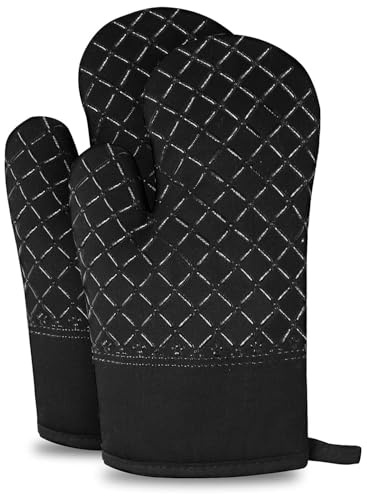lrgnixs 1 Paar Ofenhandschuhe,Oven Mitts,HitzebestäNdig Backofenhandschuhe