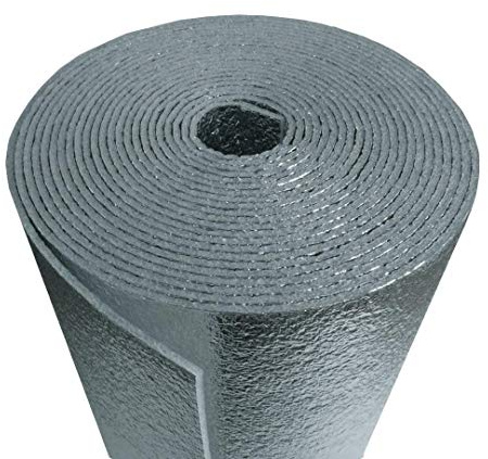 AES R-8 HVAC Duct Wrap Insulation Reflective 2 Sided Foam Core 4' x 50' (200 Sq Ft)