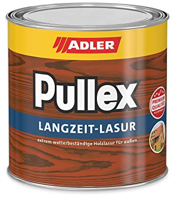 ADLER Pullex Langzeitlasur Eiche 750 ml - Holzlasur aussen - Universell einsetzbare Lasur für Holz außen - Perfekter UV-, Wetter und Holzschutz, lange Haltbarkeit