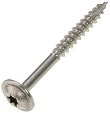 Tellerkopfschrauben 5 x 50 mm, Edelstahl A2-200 Stück, TX 25, ETA Zulassung, Teilgewinde