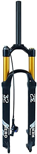 Forcella Ammortizzata Ad Aria MTB, 26 27,5 Sospensioni da Ciclismo da 29 Pollici Mountain Bike Forcella Anteriore Ammortizzatore per Bicicletta, Corsa 120mm 9mmQR B,27.5