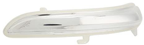 Lente Transparente Indicador de Espejo Lateral Izquierdo Y Derecho Luz de Señal de Giro Cubierta de Lámpara Carcasa de Espejo Reemplazo de Carcasa para 208 2012‑2017(Derecha)