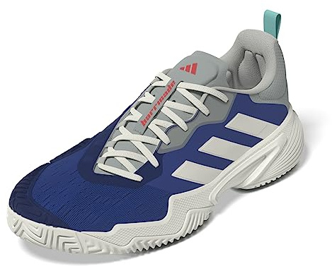 Adidas Herren Barricade M Shoes-Low (Non Football), Team Royal Blue/Off White/Bright Red, 44 2/3 EU