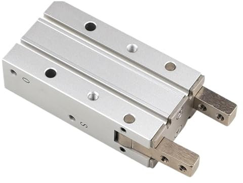 MHY2 10D 16D 20D 25D Doppeltwirkender pneumatischer Greifer, Bohrung 10–25 mm, Y 180 Grad abgewinkelte Aluminiumklemmen, Greiferzylinder (Color : MHY2-16D)