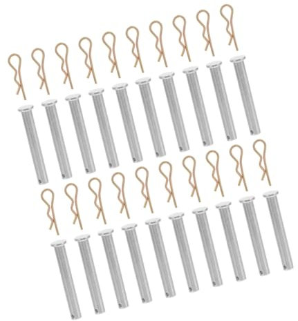 Uonlytech 20sätze Gerüstkupplungsbolzen Schweißbefestigung Einsteckbolzen Für Gerüste Sicherungsbolzen Und Clips Für Optimierten Aufbau Und Schnelle Montage