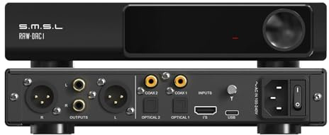 S.M.S.L RAW-DAC1 Decoder MQA-CD AK4191+AK4499EX Unterstützung LDAC XU316 32Bit/768kHz DSD512 DAC