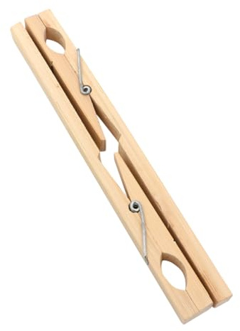 SOESFOUFU 10 Stück Reagenzglashalter aus Bambus Holzklammern 4,5cm Bruchsicher und Formstabil Laborzubehör für Experimentierunterricht