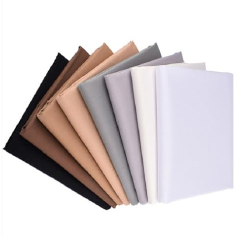 AMateschitz 8 Stück Stoff Einfarbige Baumwollstoff Patchwork Baumwolle Reiner Baumwolltuch Stoff DIY Stoffpakete Baumwollgewebe für Kleidung Nähen Quilten Scrapbooking Handwerk #1 40 * 50cm*8Stück