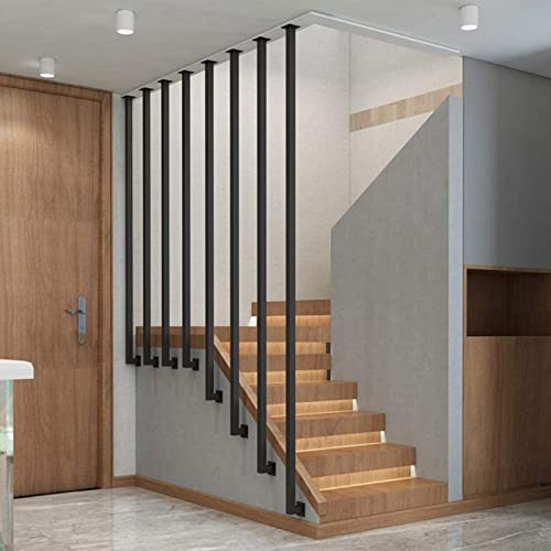 Staircase Handrail Support Kit with Balustrade Posts for Indoor/Outdoor Stairs 115cm (45.3inch) Length