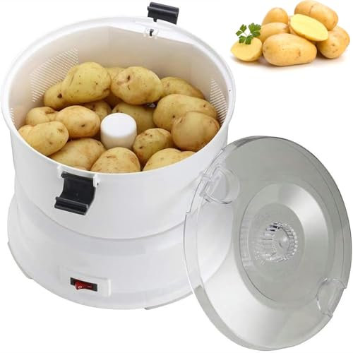Máquina Peladora De Patatas Eléctrica, Peladoras Rápidas Comerciales De Frutas Y Verduras De 85 W, Secador De Verduras Deshidratador De Ensaladas, Con Cerradura De Seguridad Giratoria, Para Cocina