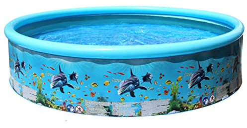 Yardwe 1Pièce Piscine Ronde Dur pour Garçon Fille Tuyau De Piscine Coloré pour Jeux Pataugeoire Extérieure