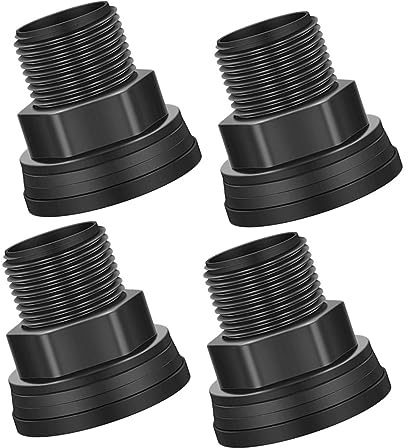 Gatuida 4pcs Water Tank Hose Connector Male to Female Thread Aquarium Accessory for Rain Barrel Bathtub Sink Durable Leak Water Joint Connector