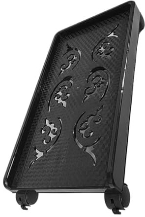 NOLITOY Soporte Torre PC con Ruedas Giratorias y Freno Base Móvil para CPU Elevador bajo Escritorio para Mejor Ventilación y Movilidad Segura