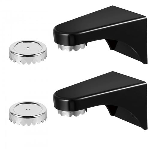 Jabonera magnética de 2 piezas, sin taladrar con 4 tapas de flores, soporte de jabón de pared para baño o cocina, negro (7,6 x 4,3 x 4,3 cm)