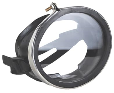IMUSINICE Maschera Sub per Immersioni Vetro e Design Monopezzo in Acciaio Inox e Gomma, per Festa Estiva e Nuoto Visibilità Estesa