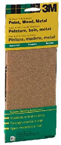 3M Papel de Lija de óxido de Aluminio 3.66-Inch X 22,9 cm, Otros, Multicolor