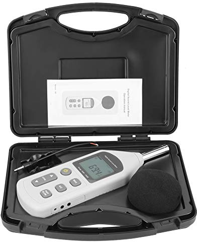 Digital Schallpegelmesser, GM1357 Handschallpegelmesser Geräuschmesser Misst Schallpegel von 30 bis 130 dB (A) zur Überwachung des Geräuschpegels in Hotels und Konferenzräumen
