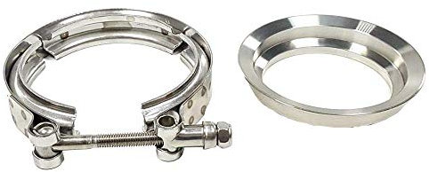Kit flangia e morsetto V-Band da 7,6 cm per Borg Warner Turbo S369 SX-E S200 S300 S366