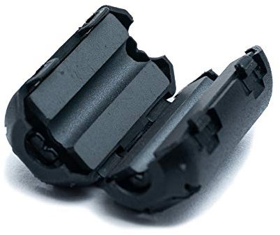 System-S 5x Ferritkern 9 mm Ø geteilt Klappferrit Ringkern Mantelwellenfilter für Kabel