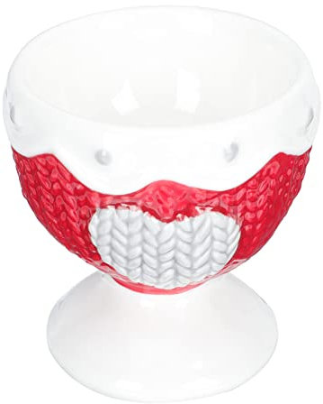 Zerodeko Plateau à Œufs Céramique à Motifs Support Pour Œuf Individuel Décoration Adorable De Rangement