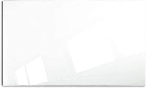 Master of Boards Magnettafel für Urlaubsmagnete für Küche & Büro aus Glas Magnetboard Tafel magnetisch beschreibbar, abwischbar, inkl. 3 Magnete Memoboard (Glasboard Weiß, 65x100 cm)