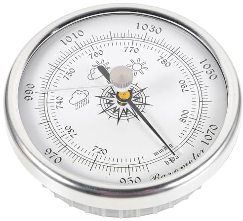VINGAA Barometer, Barometer im Freien, mechanische analoge Wetterstation, Barometer für die Hauswand, für Wohnzimmer, Schlafzimmer, Büro, Balkon
