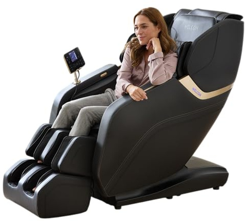 WELCON Prestige III Massagesessel in schwarz | der Massagestuhl mit Sensor Scan, der Ihre Größe erkennt