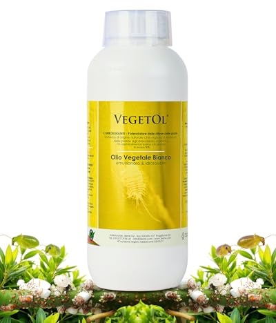 VEGETOL® huile végétale blanche pour insectes parasites (pucerons-cochenilles) liquide fortifiant CULTIVATION BIOLOGIQUE DE HAUTE QUALITÉ (0,5 Kg) (1)